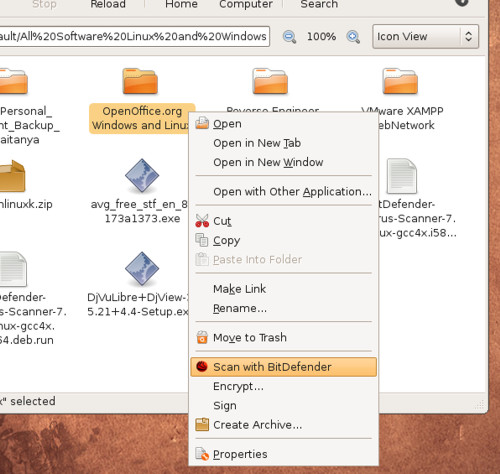 BitDefender on my Ubuntu