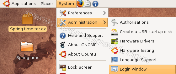 Ubuntu GDM Themes - Customizing the Login.